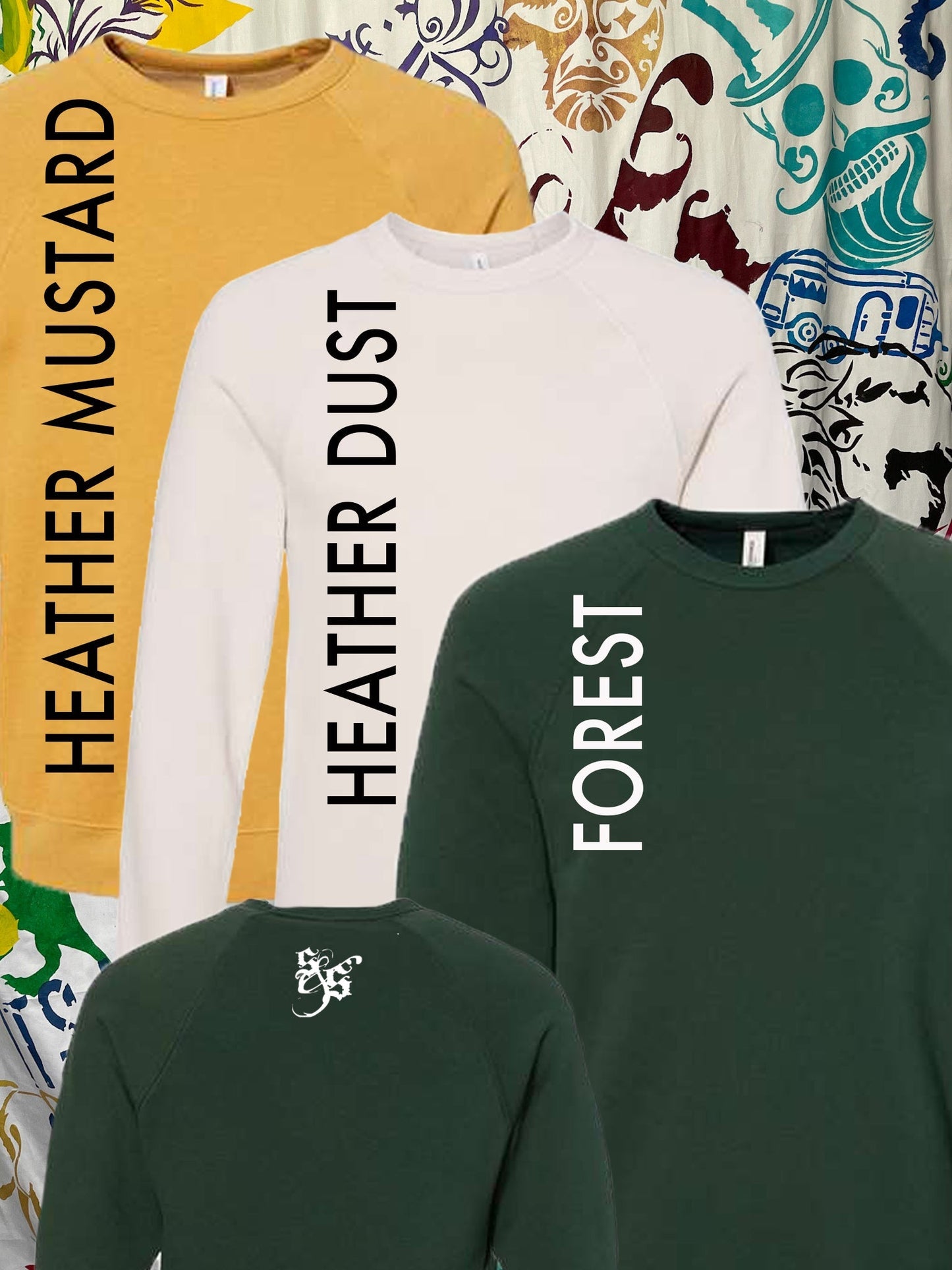 Good golly it’s Dolly on a crew neck sweatshirt