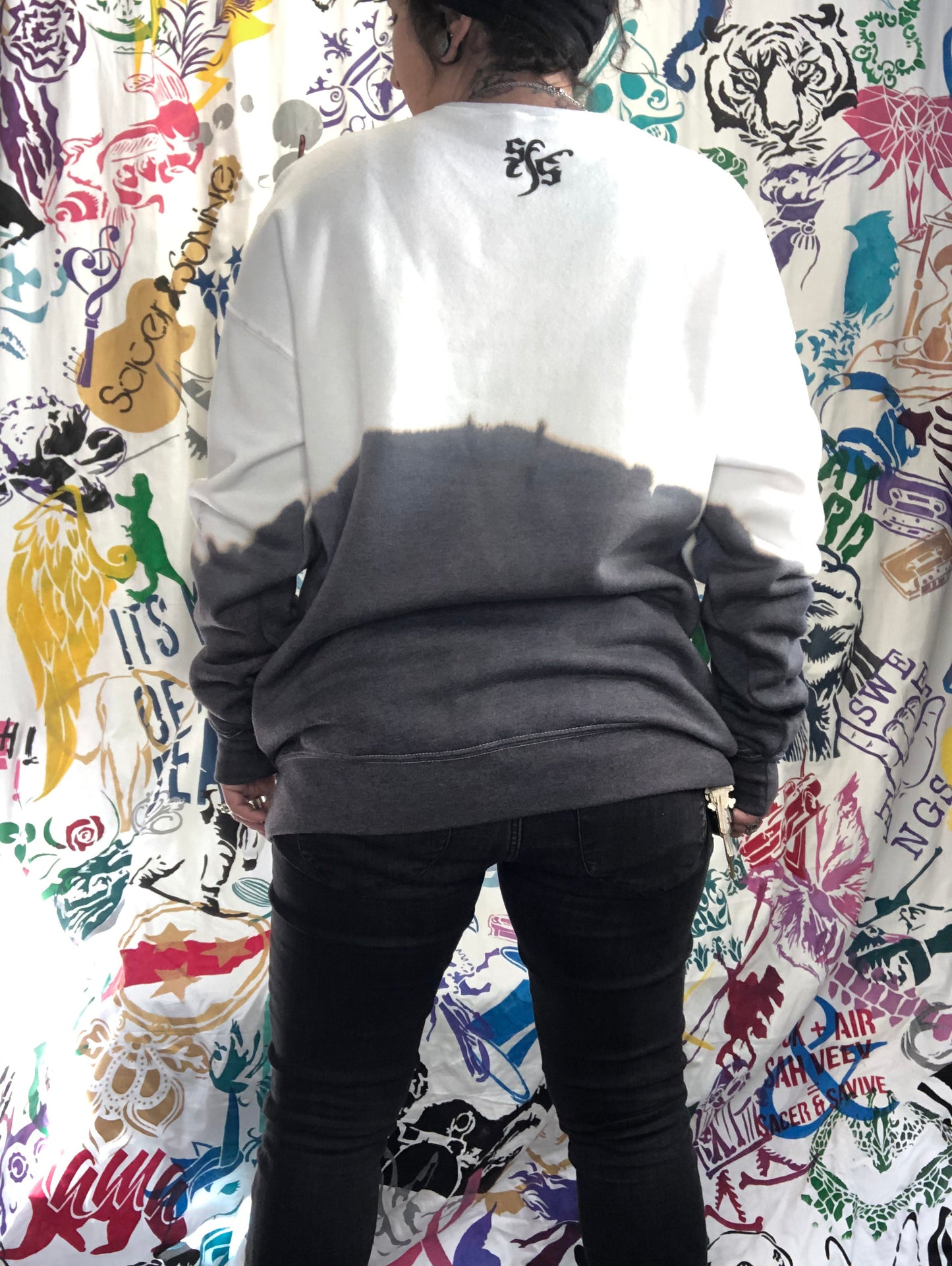 Nope Dip Dyed Sweater