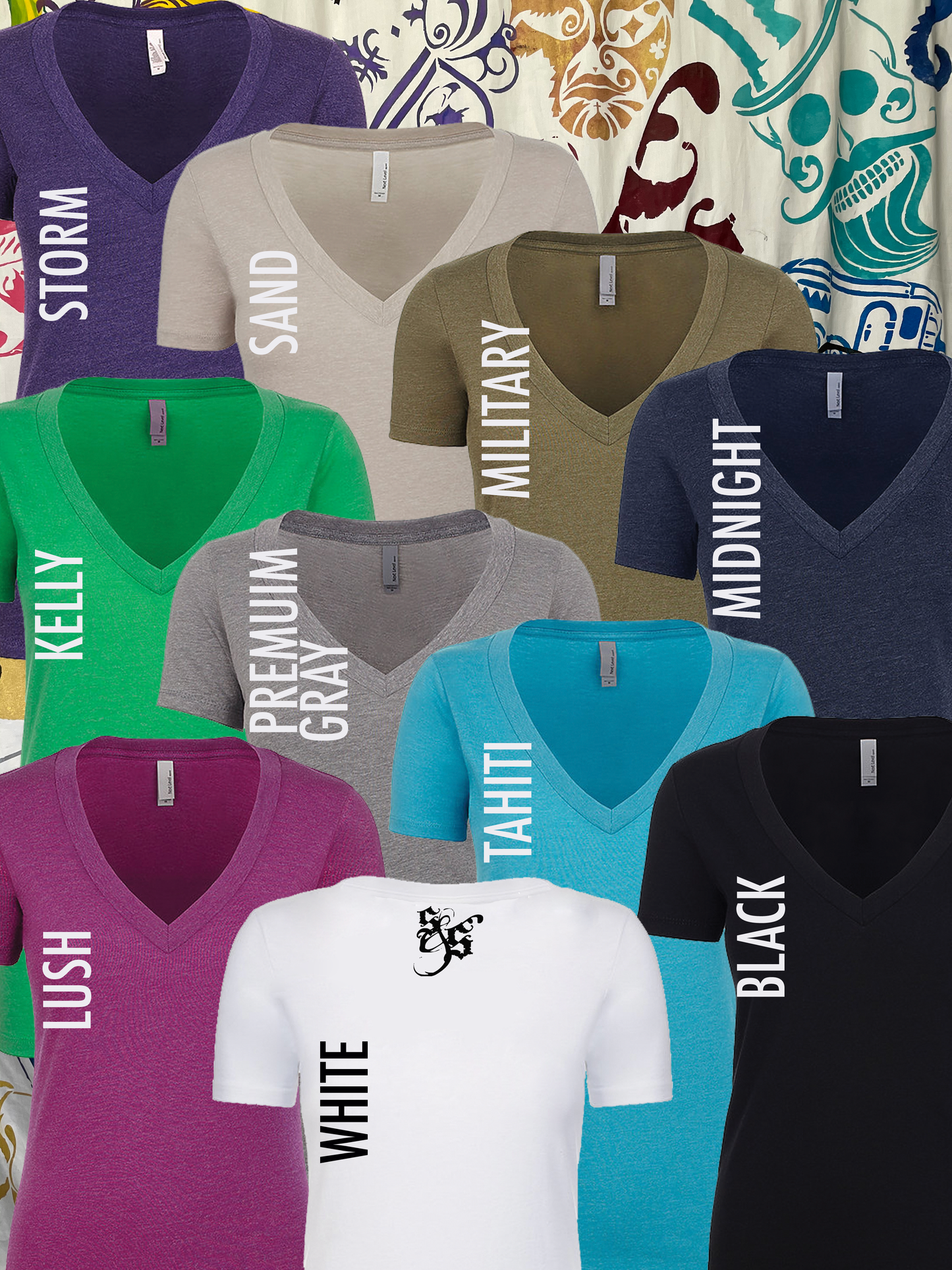 God is Greater... Ladies Premium V-Neck T-shirt