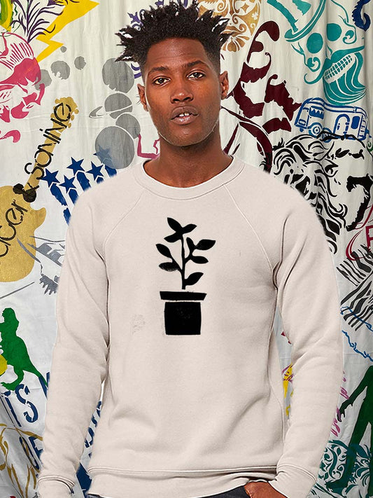 Leafy Plant Raglan Sweatshirt