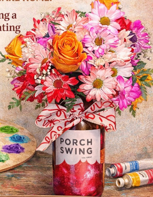 Paint and Create a Floral arrangement