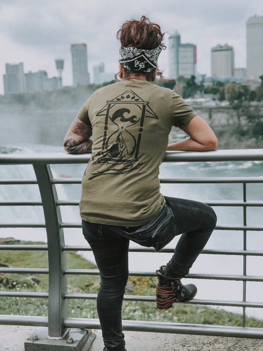 Journey Back Ladies Premium V-Neck T-shirt