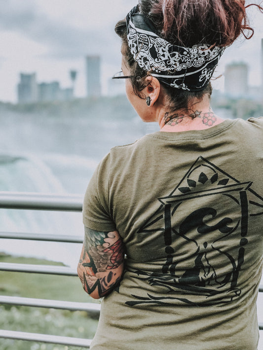 Journey Back Ladies Premium V-Neck T-shirt