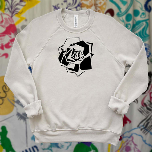 GeoRose RAGLAN SWEATSHIRT