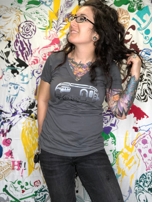 Camper Ladies V-Neck T-shirt