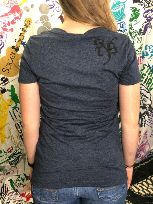 Regal Rabbit Ladies V-Neck T-shirt