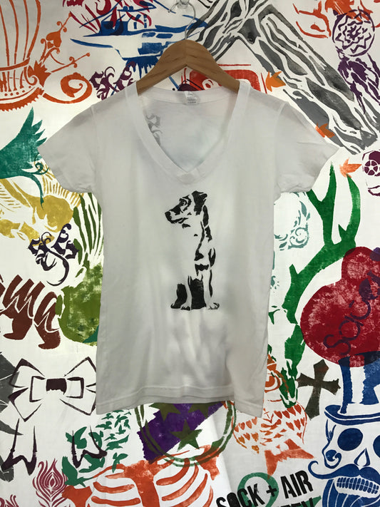 Cattle Dog Ladies V-Neck T-shirt