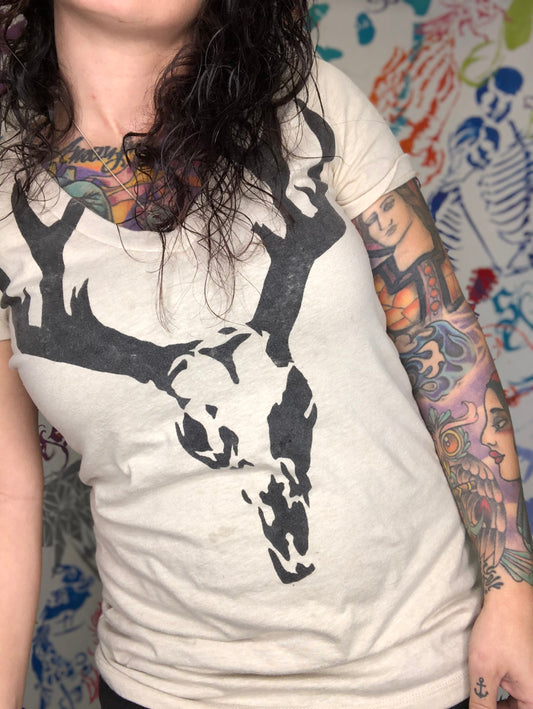 Dust N Bones Ladies Premium V-Neck T-shirt