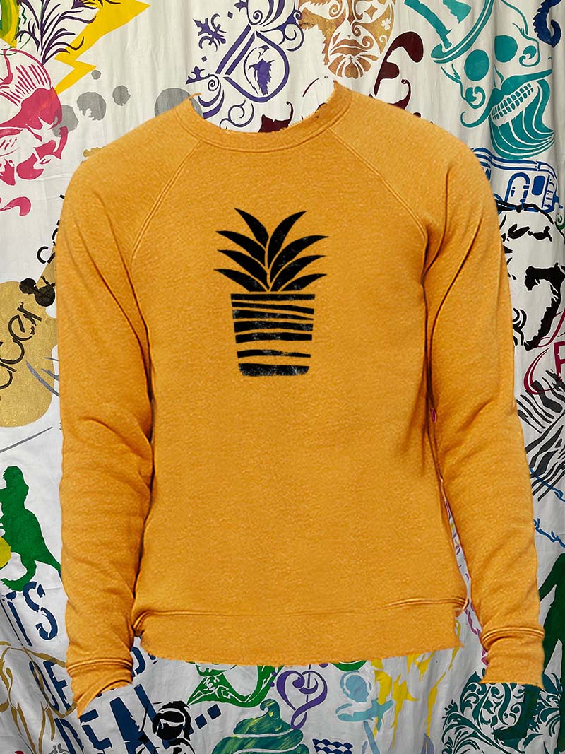 Aloe Plant Raglan Sweatshirt