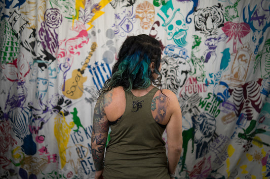 Aloe Plant Ladies Racerback Tank