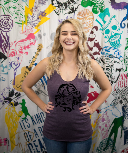 Dolly Ladies Premium Racerback Tank