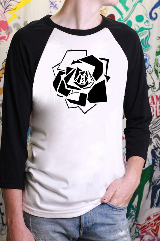 GeoRose baseball tee