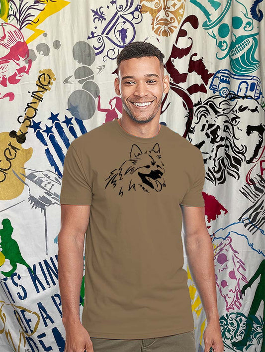 Keeshond Unisex Crew Neck T-shirt