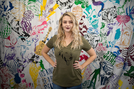 Lab B Ladies V-Neck T-shirt