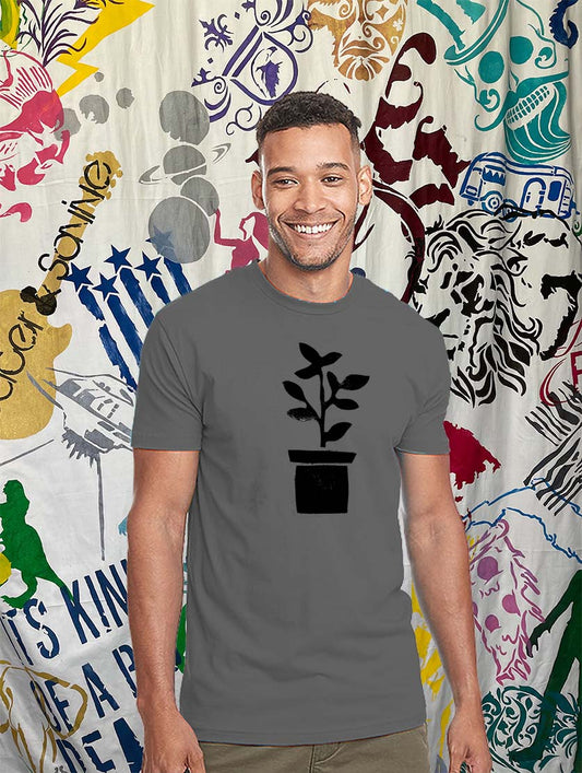 Leafy Plant Unisex Crew Neck T-shirt