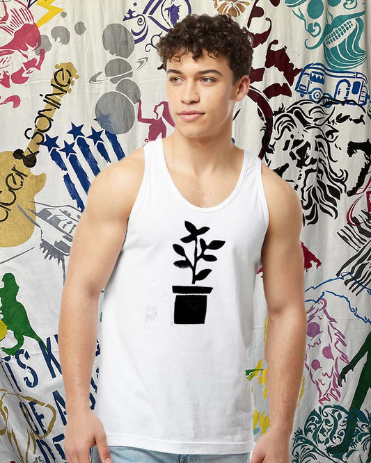 Leafy Plant Unisex Tank
