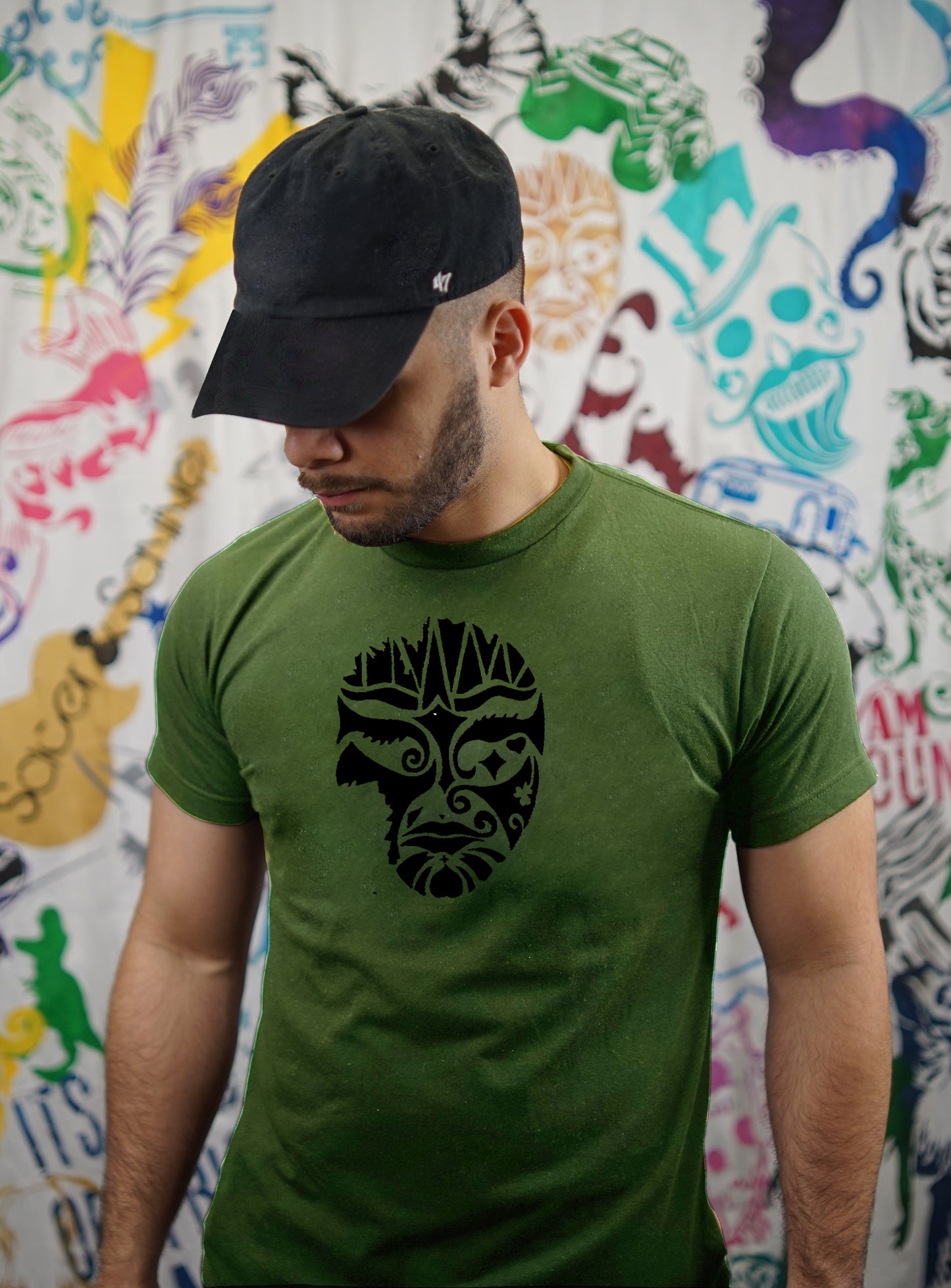 Mask Unisex Crew Neck T-shirt