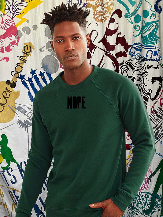 Nope Raglan Sweatshirt