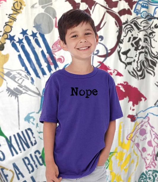 Nope Type Brights Youth Premium Tee