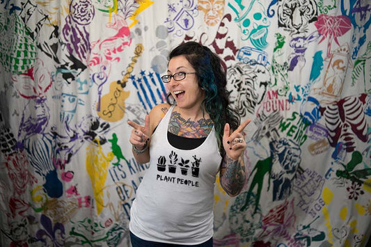 Plant People Ladies Racerback Tank