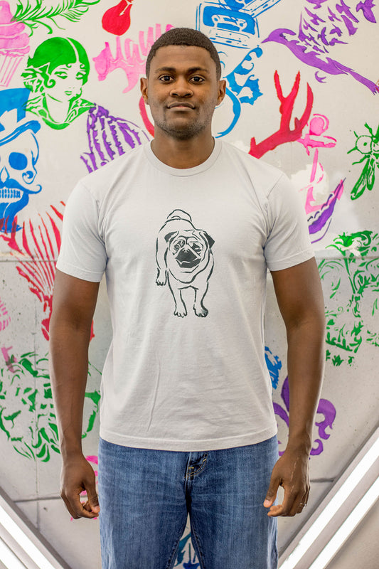 Pug Unisex Crew Neck T-shirt