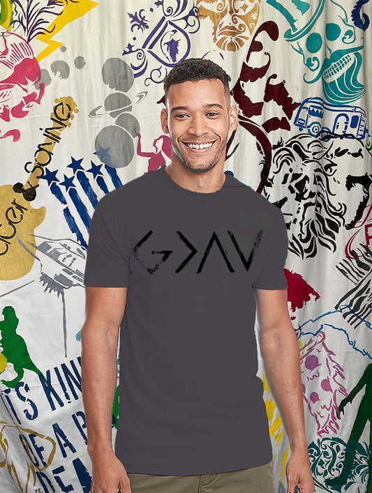 God is Greater than My Ups and Downs Unisex Crew Neck T-shirt
