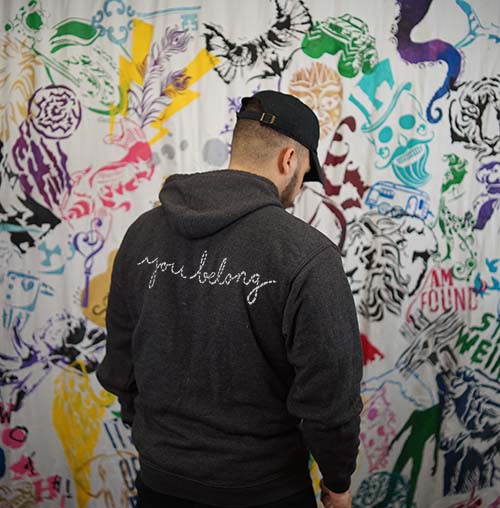 You Belong Midweight Full-Zip Hooded Sweatshirt